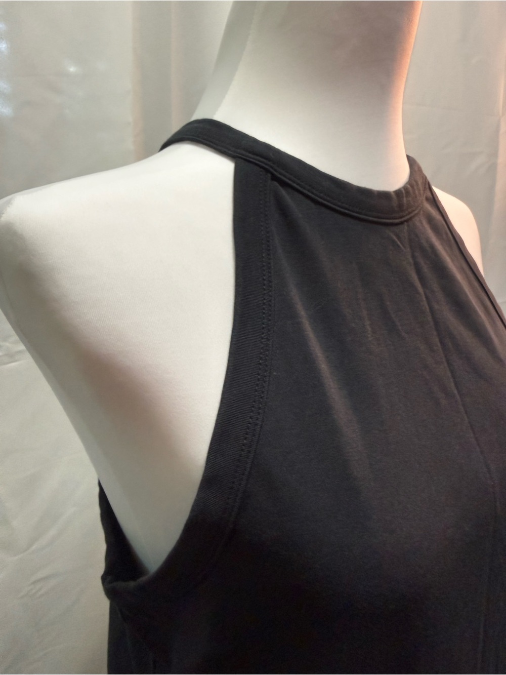 Fabletics Black Halter Midi Dress - Picture 3 of 6